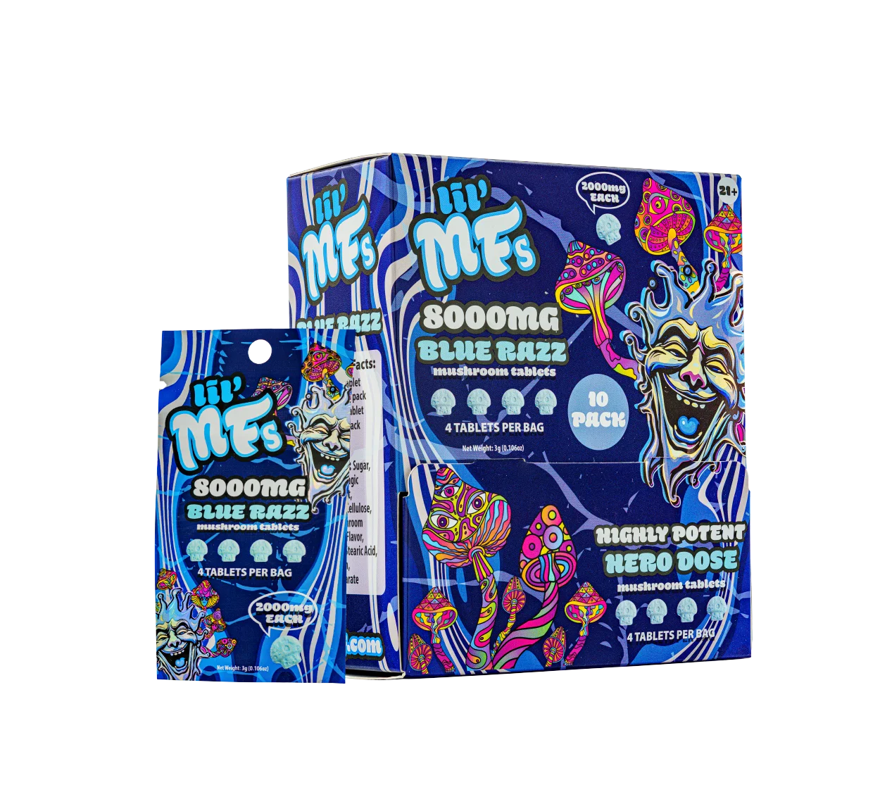 Highly Potent Hero Dose Mushroom Tablets