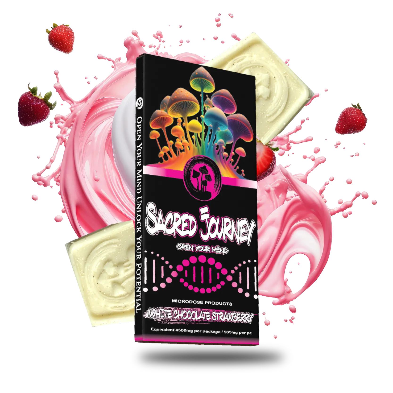 Sacred Journey Bar - White Chocolate Strawberry